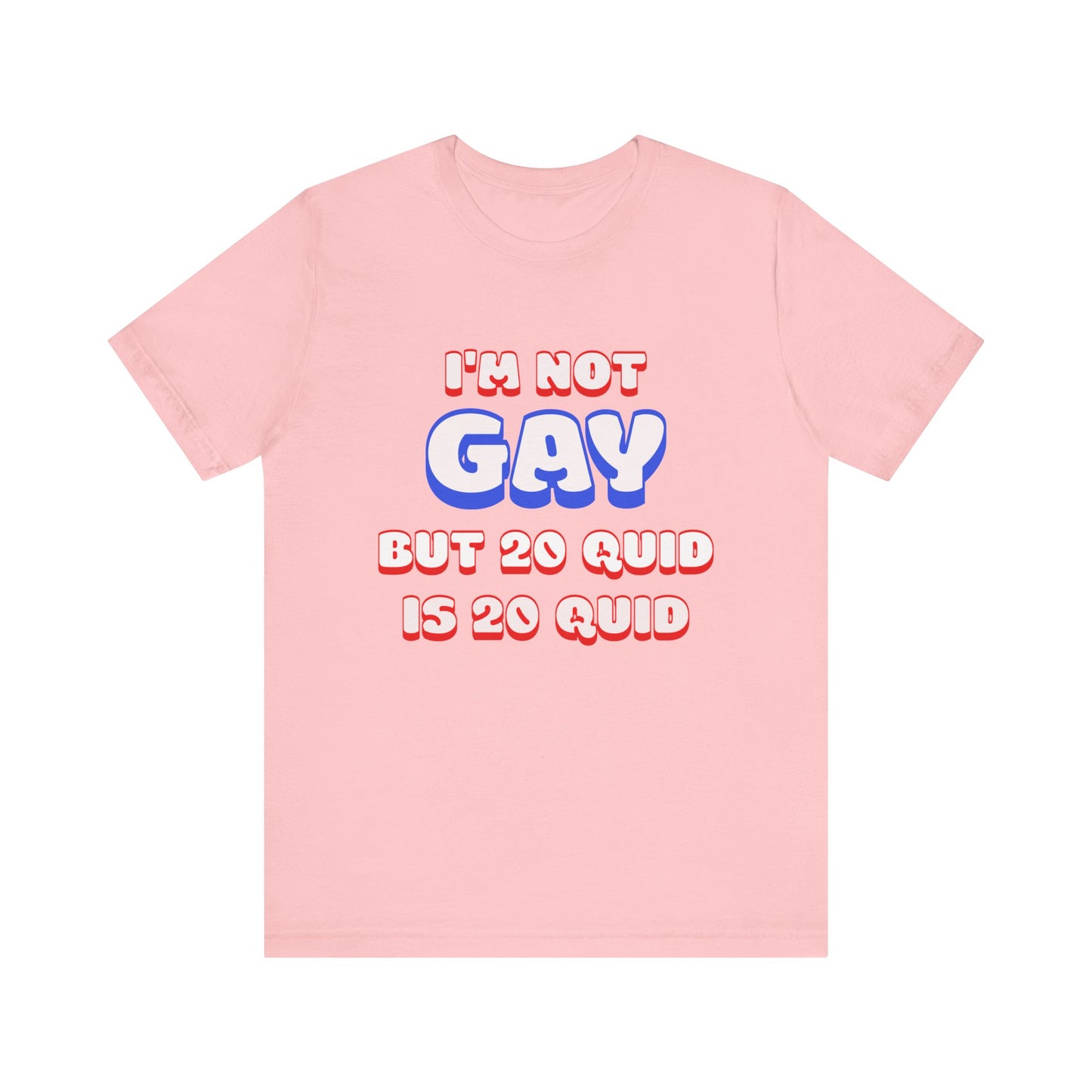 i'm not gay jersey short sleeve tee