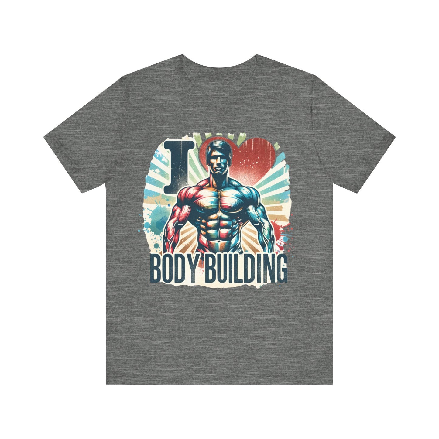 bodybuilding logo t-shirt