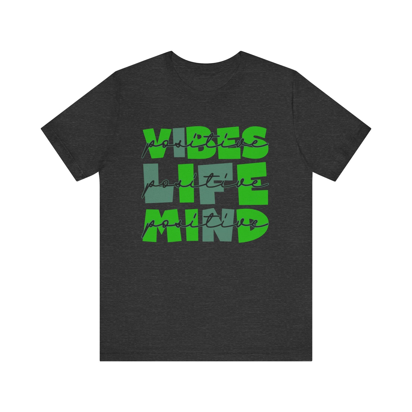 vibes life mind jersey short sleeve unisex tee