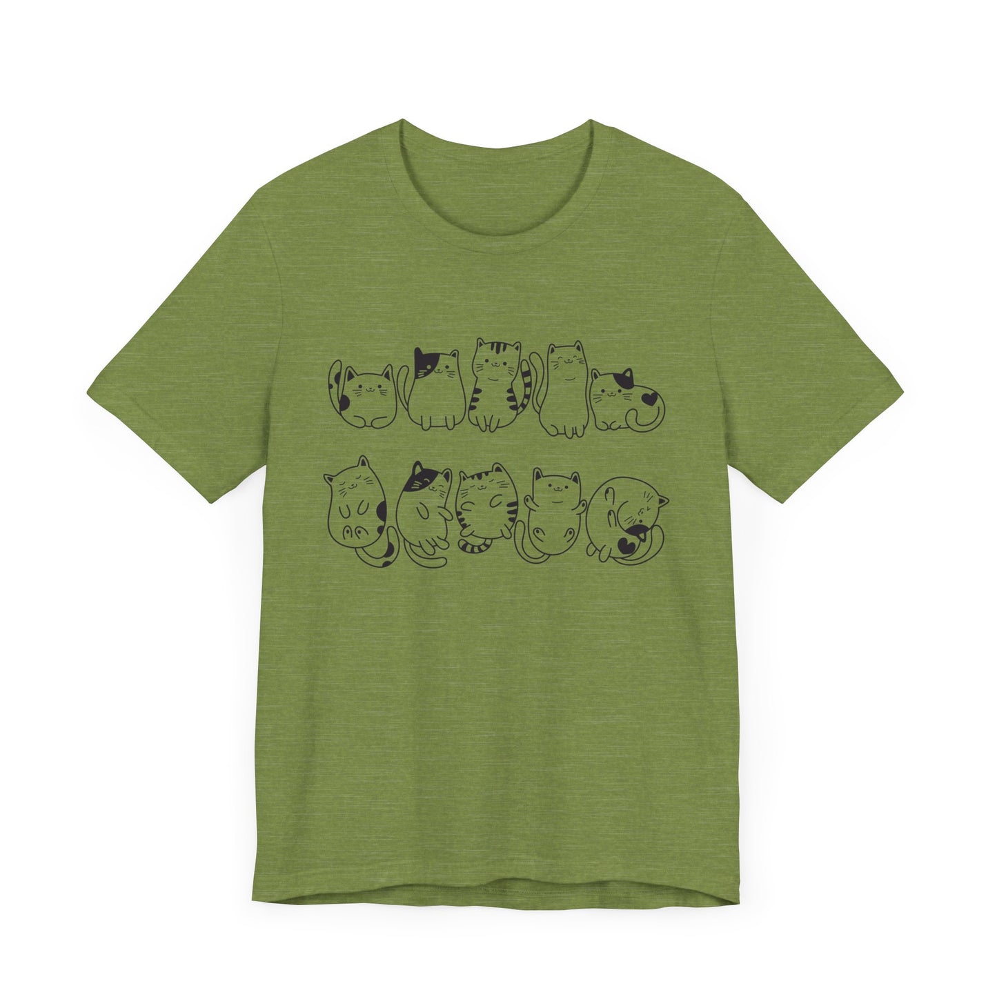 cat pattern t-shirt