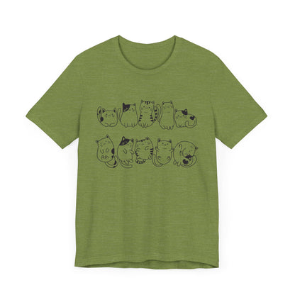 Cat Pattern T-Shirt