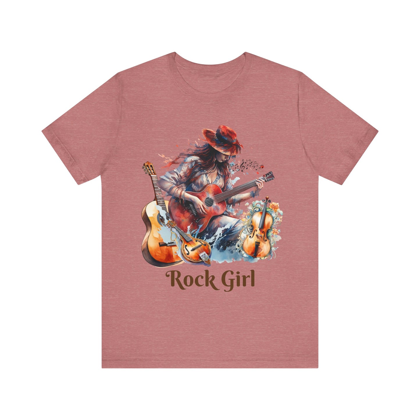 rock girl unisex t-shirt