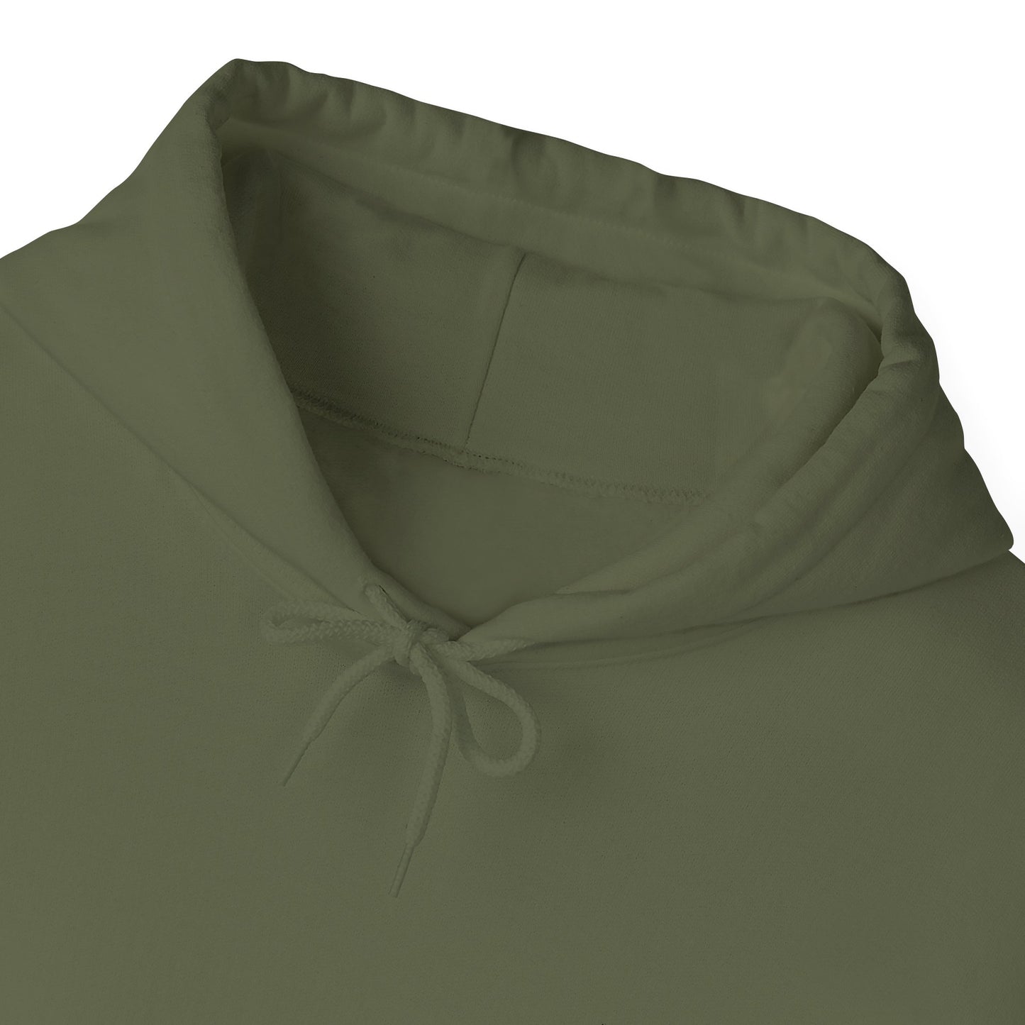 military green hoodie