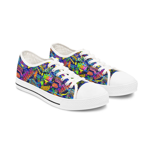 Graffiti Low Top Sneakers