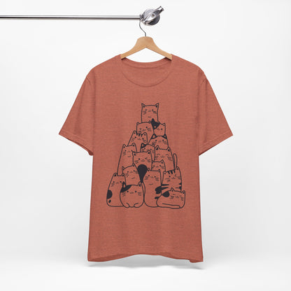 Cat Tree Pattern T-Shirt