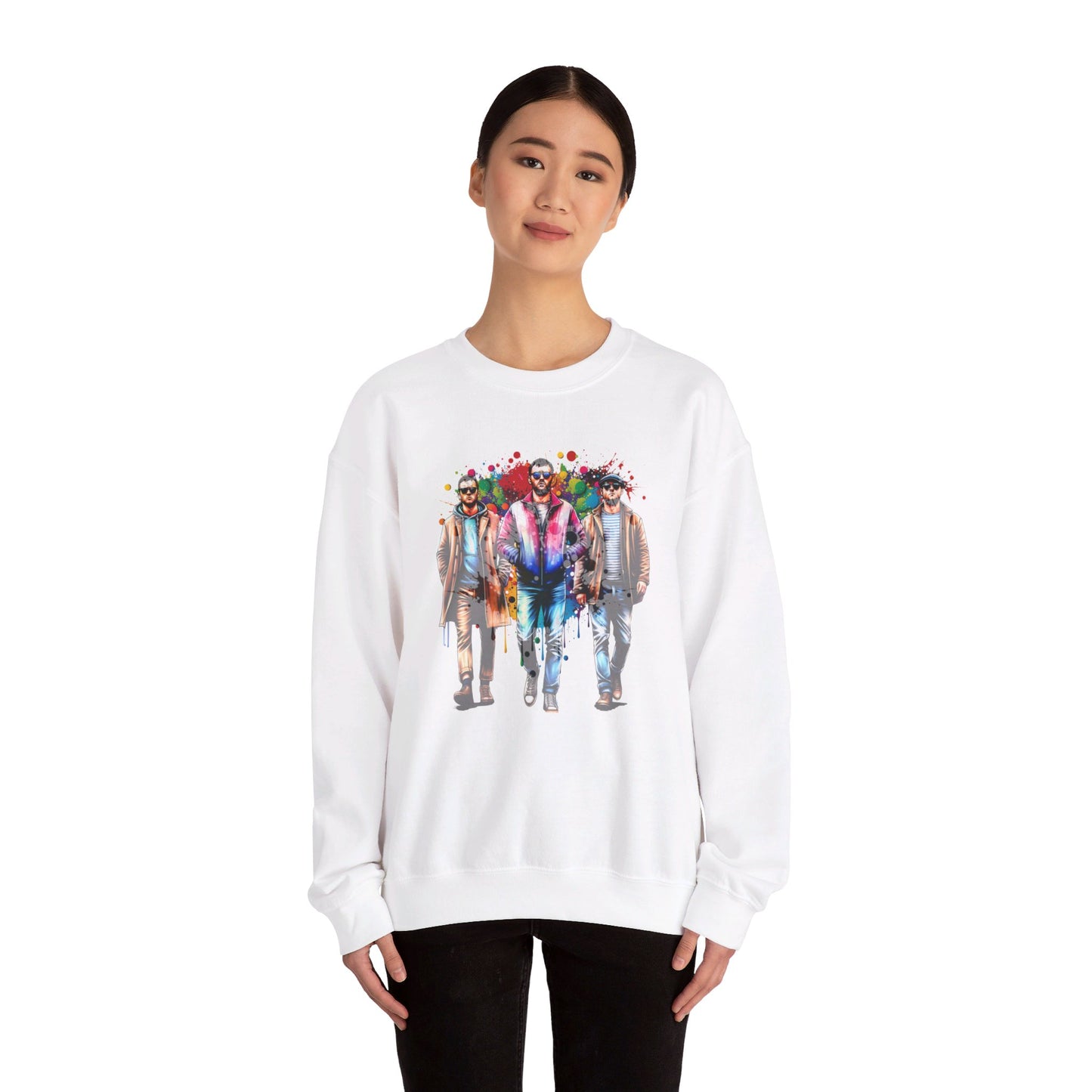 walking boys heavy blend™ crewneck sweatshirt