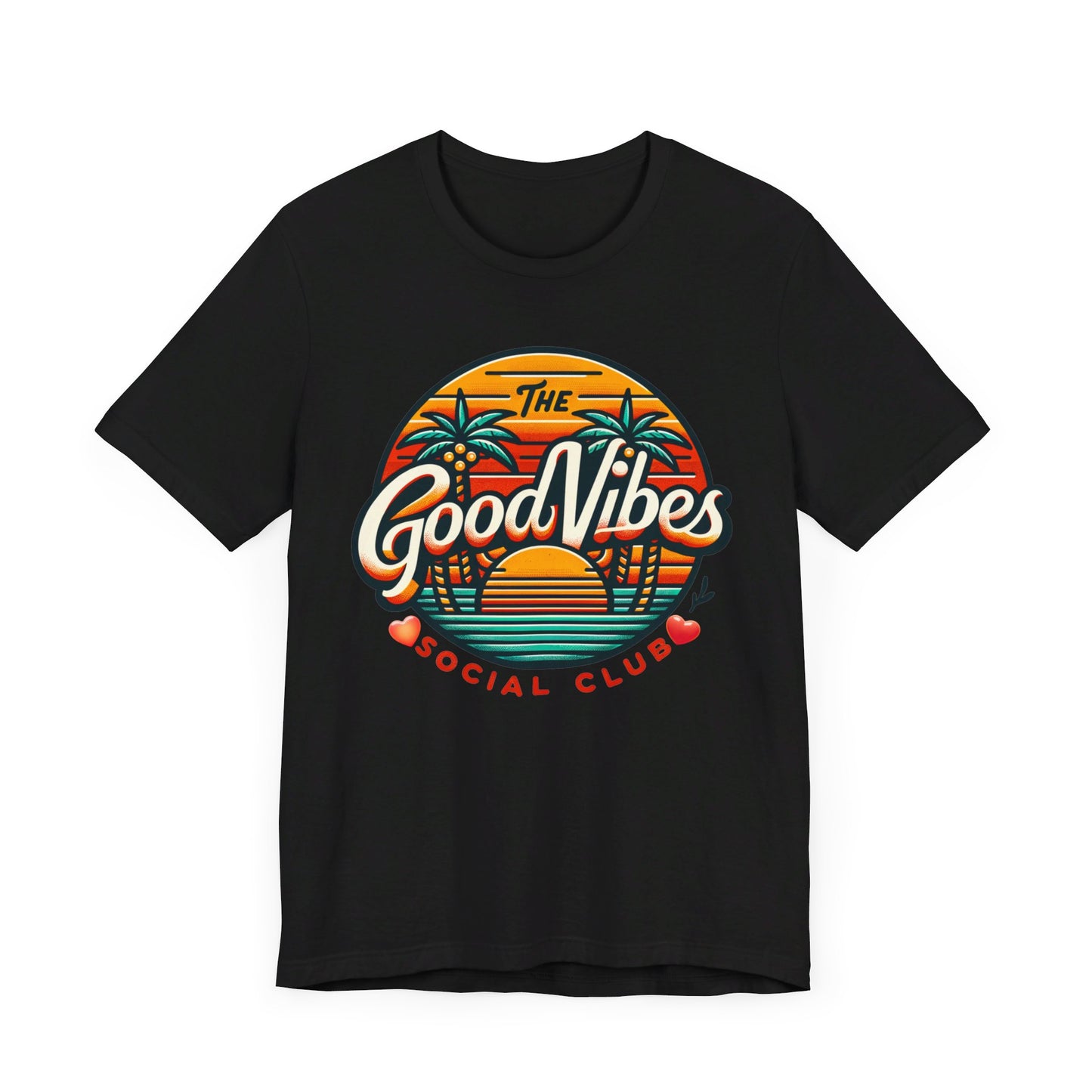 good vibes unisex jersey short sleeve tee