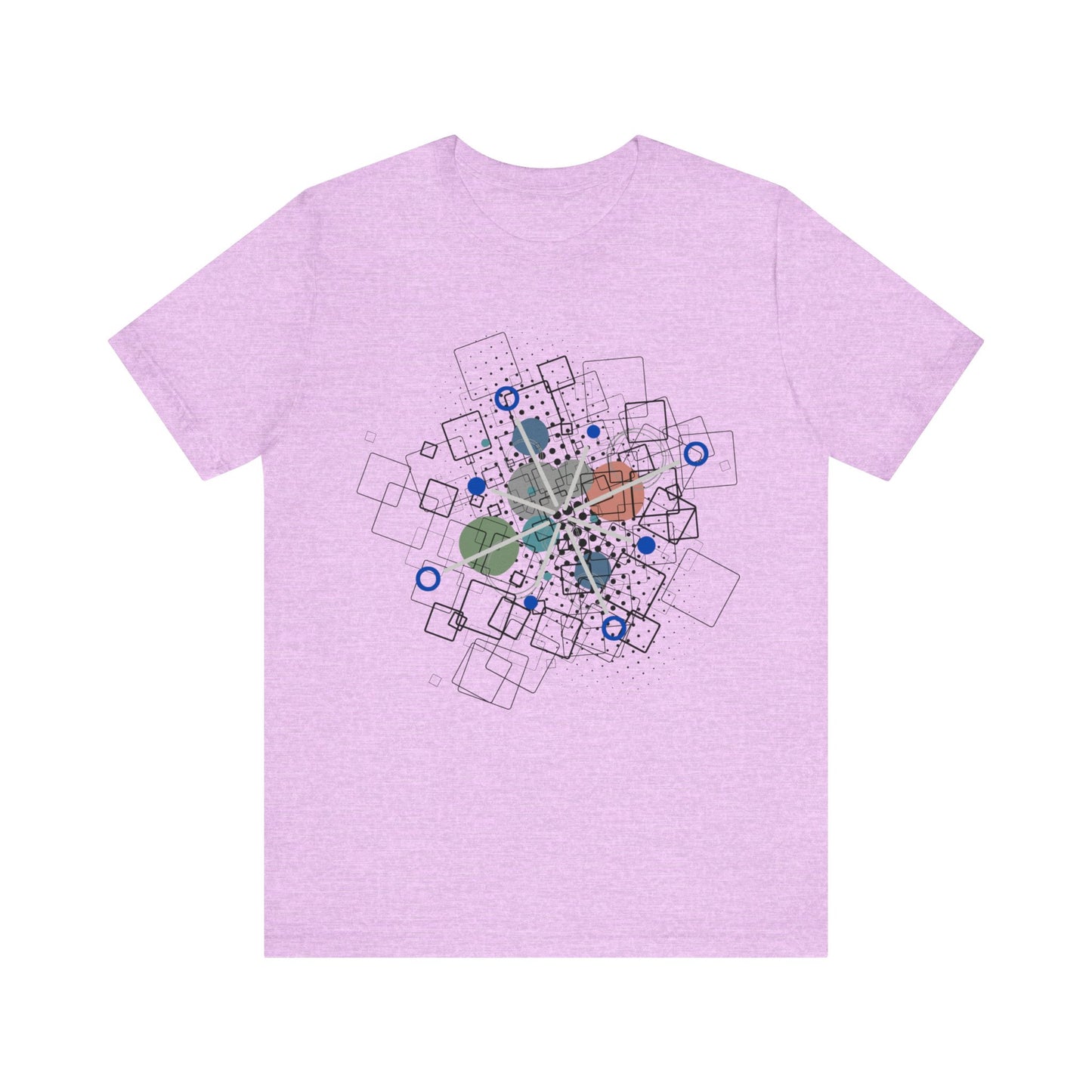 crystal schematic design t-shirt