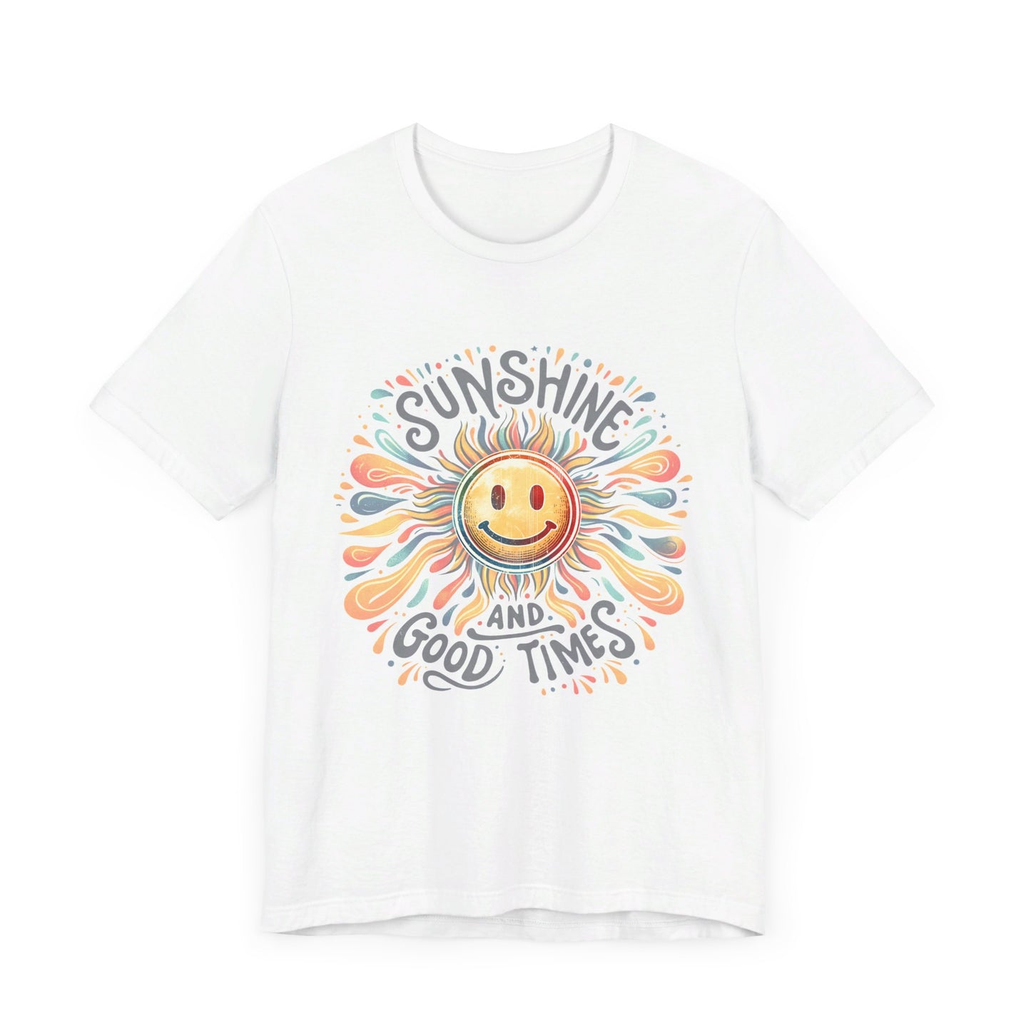 sunshine and good times jersey short sleeve tee