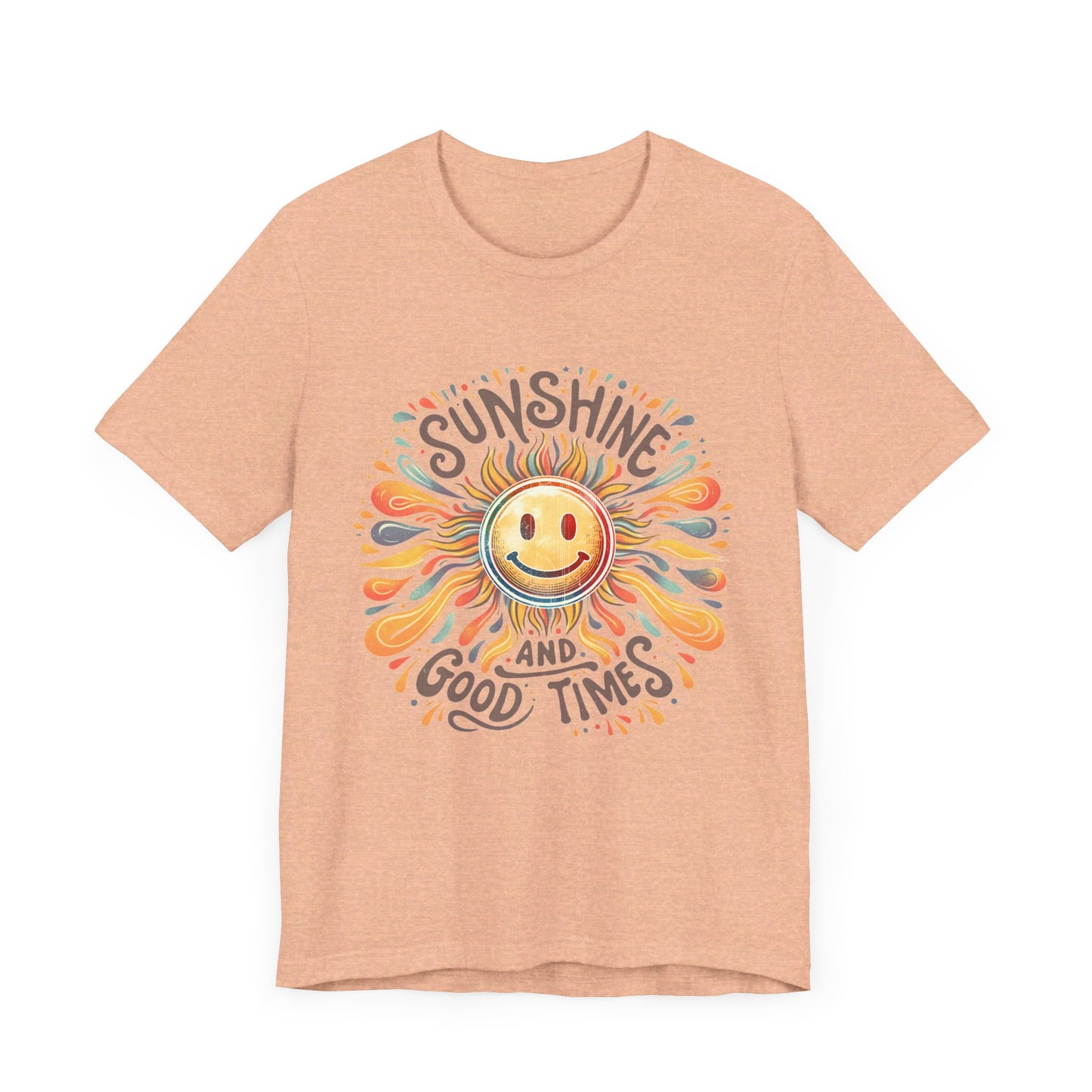 sunshine and good times jersey short sleeve tee