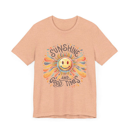 Sunshine and Good Times Jersey Short Sleeve Tee