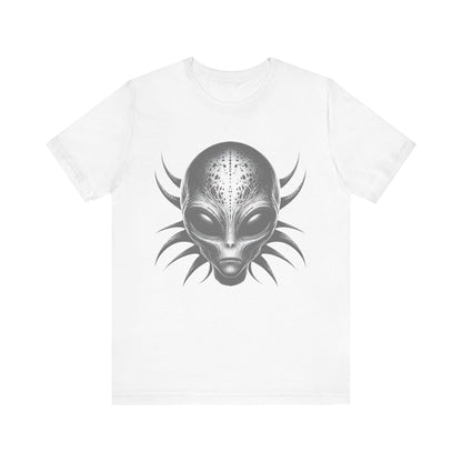 Alien Head Jersey Short Sleeve Unisex Tee