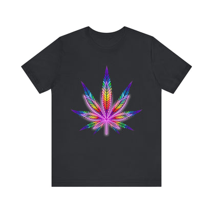 Rainbow Cannabis Leaf T-Shirt