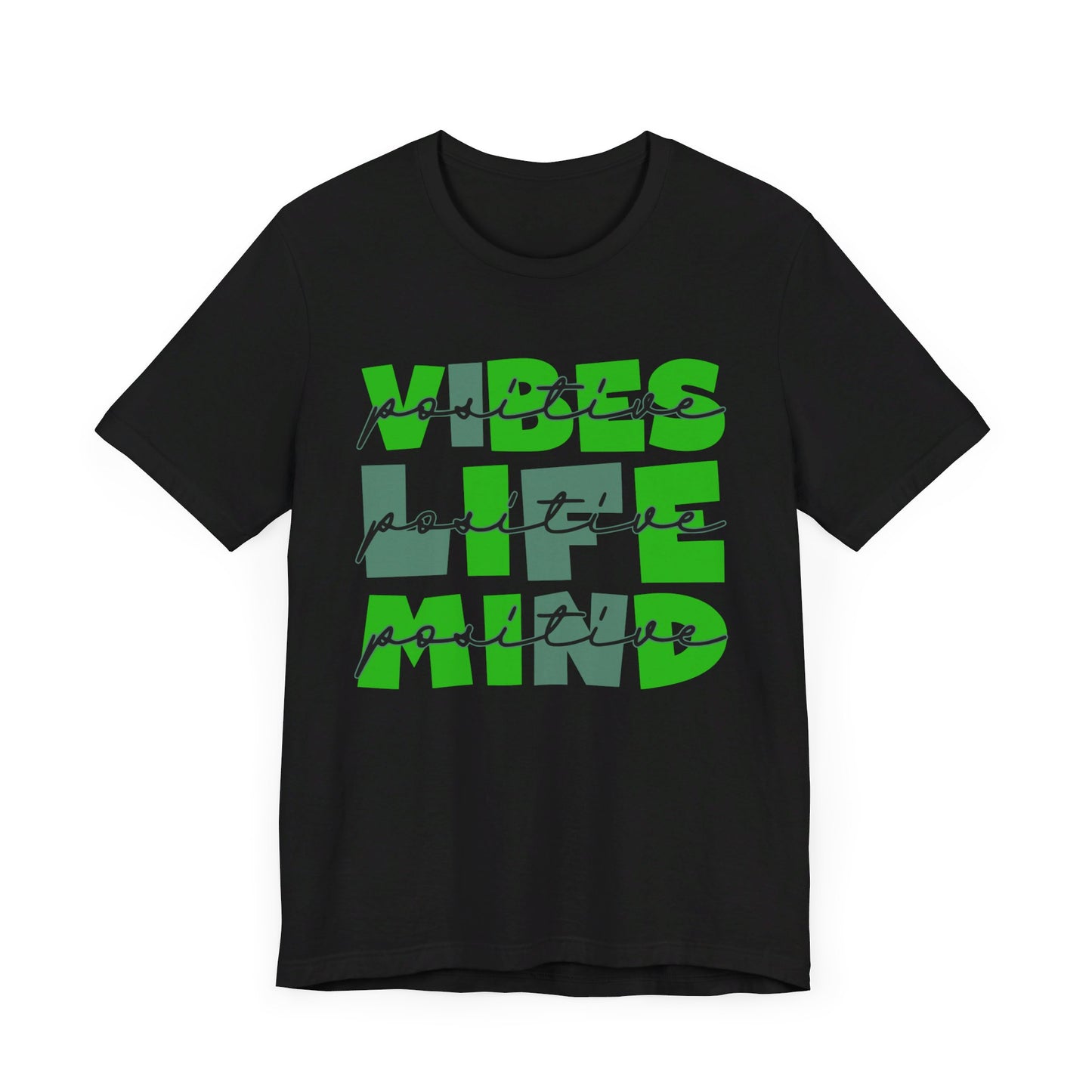 vibes life mind jersey short sleeve unisex tee