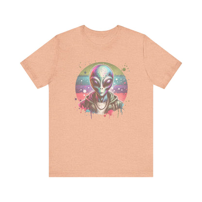 Confused Alien Jersey Short Sleeve Unisex Tee