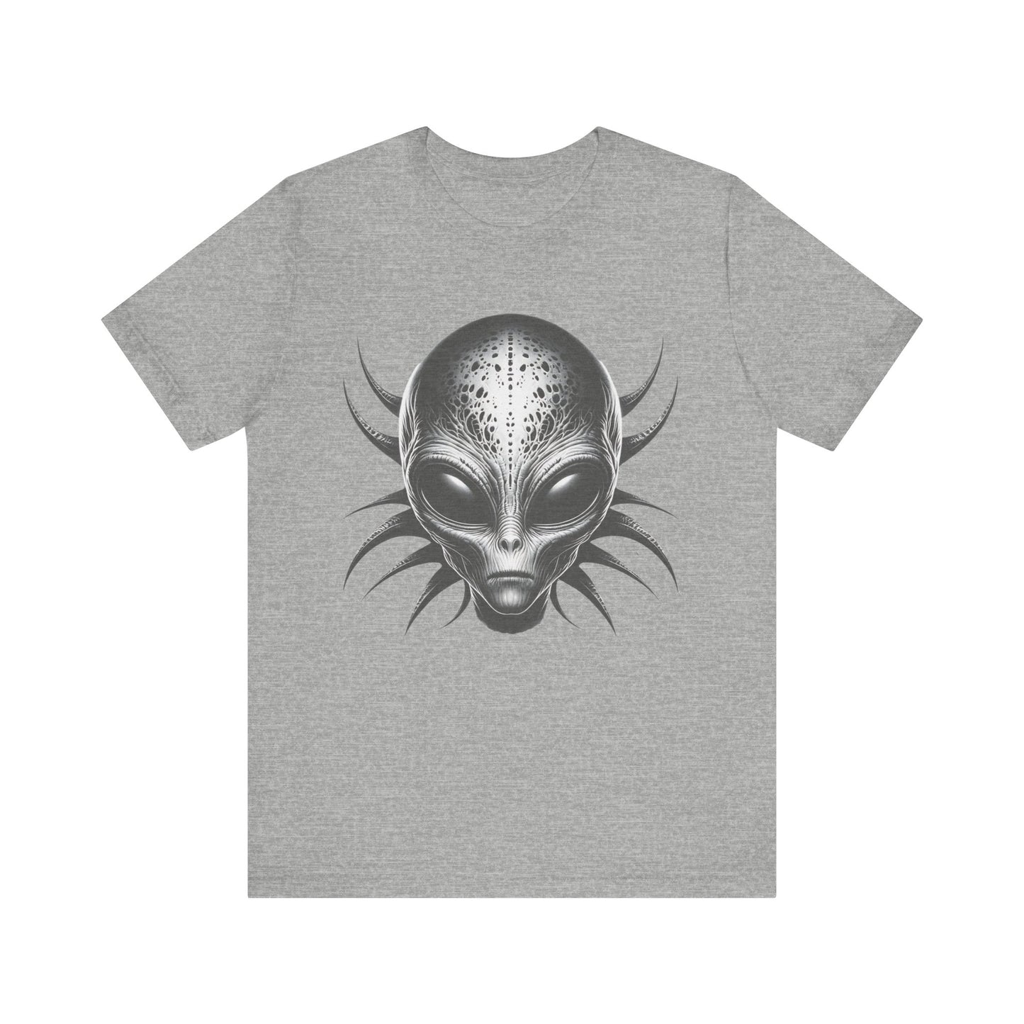 alien head jersey short sleeve unisex tee