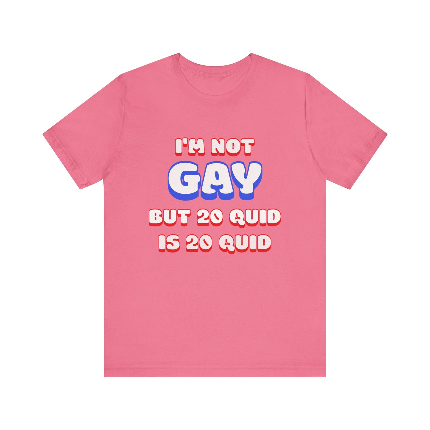 i'm not gay jersey short sleeve tee