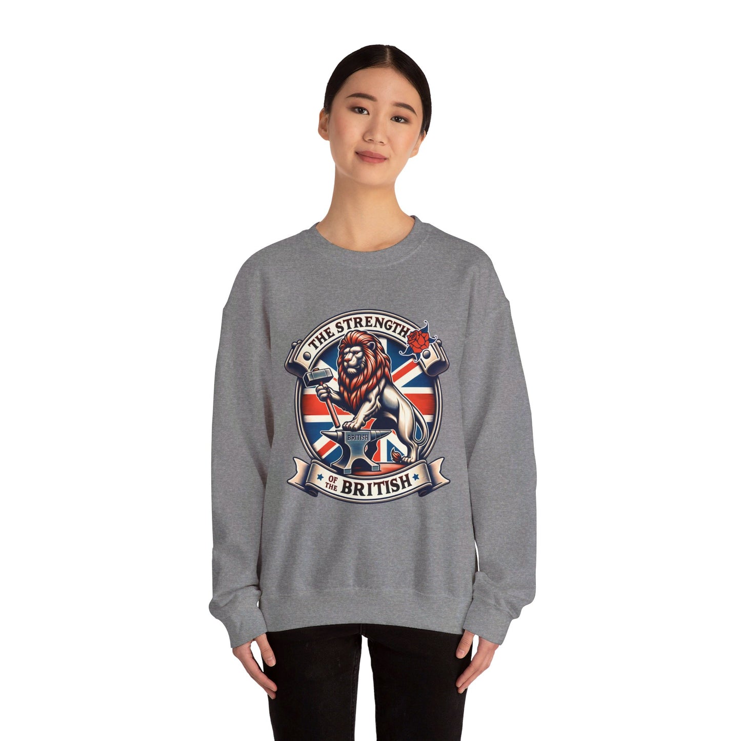 the strength of british heavy blend™ crewneck sweatshirt