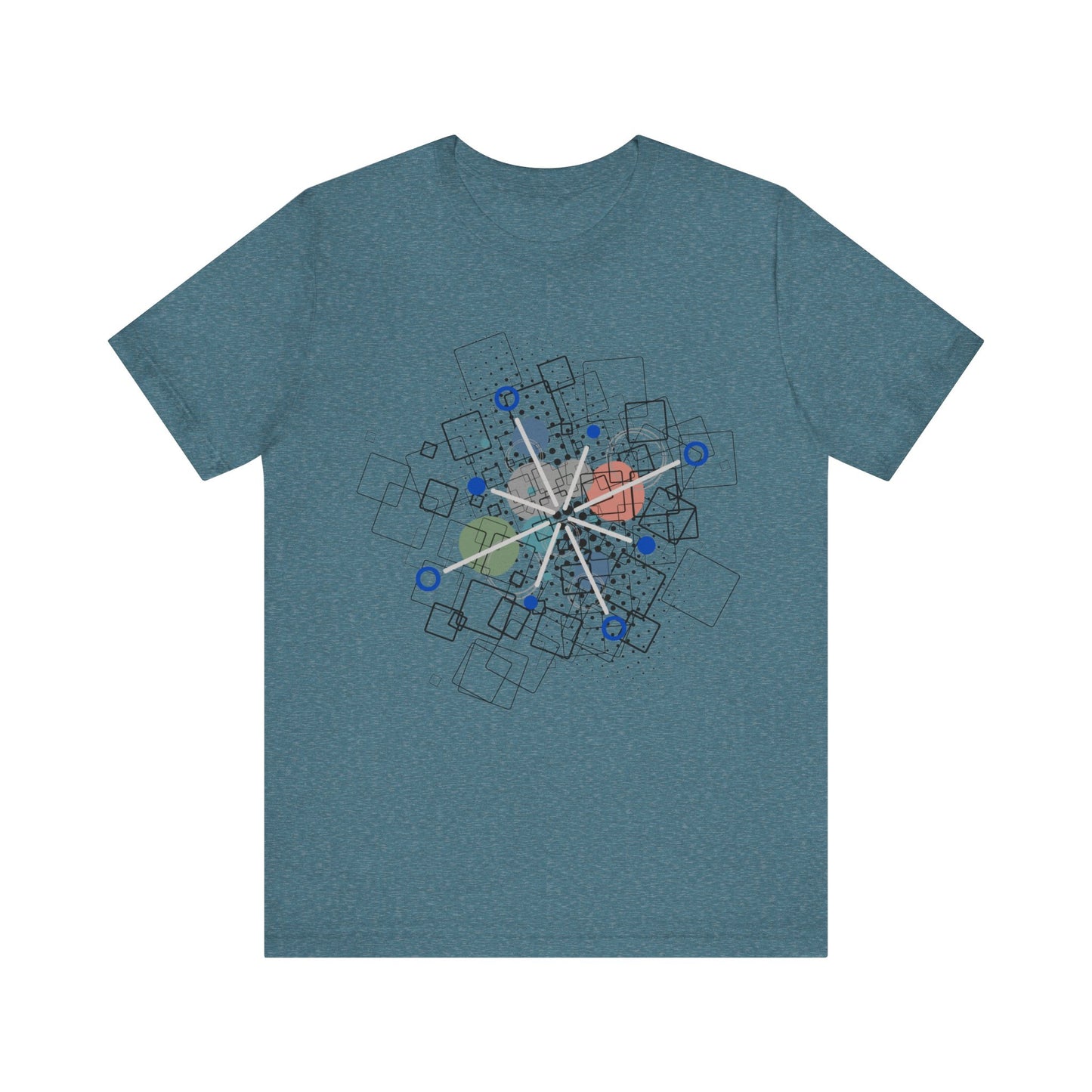 crystal schematic design t-shirt