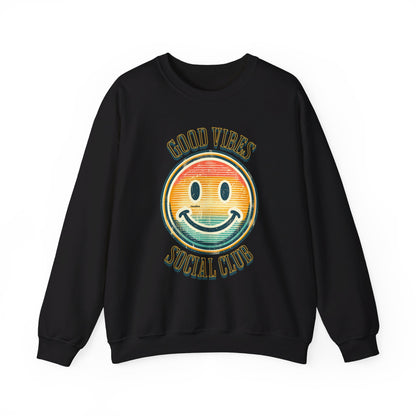 Good Vibes Social Club Unisex Heavy Blend™ Crewneck Sweatshirt