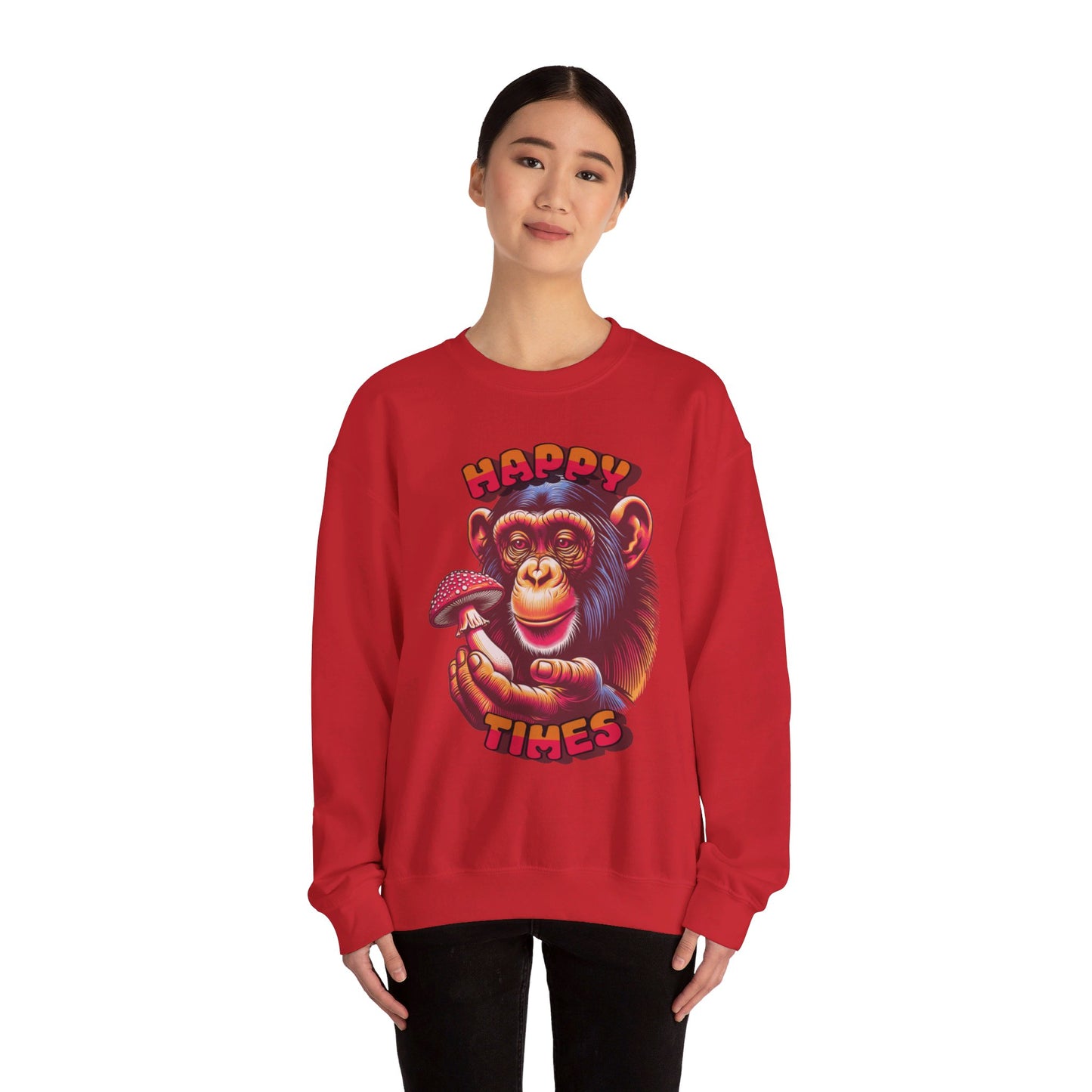 happy times heavy blend™ crewneck sweatshirt