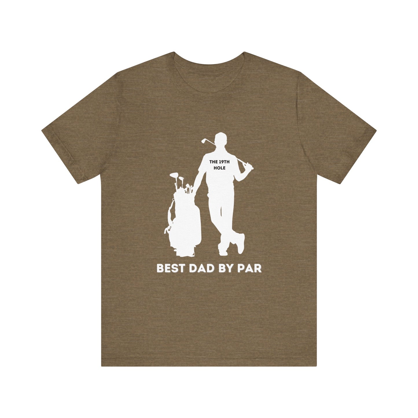 best dad by par jersey short sleeve unisex tee