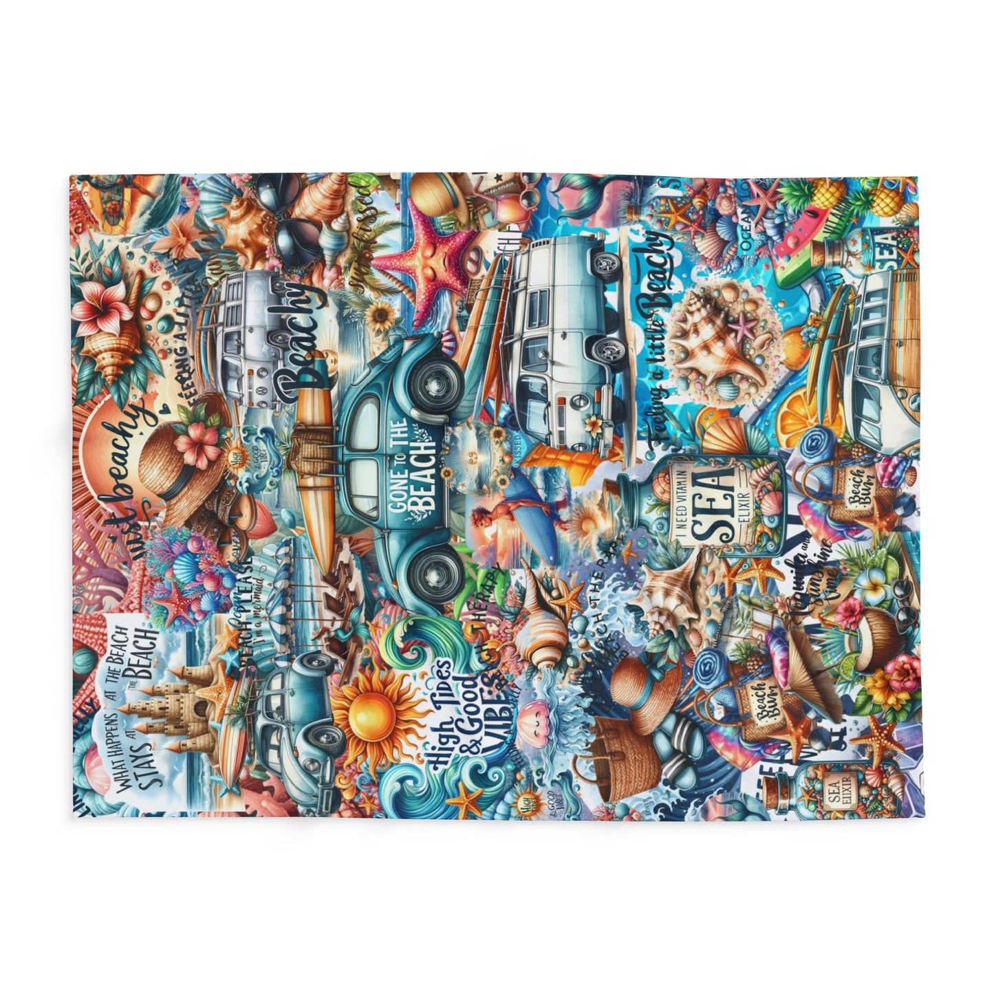 colorful graffiti art blanket