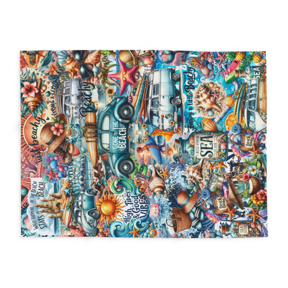 Colorful Graffiti Art Blanket