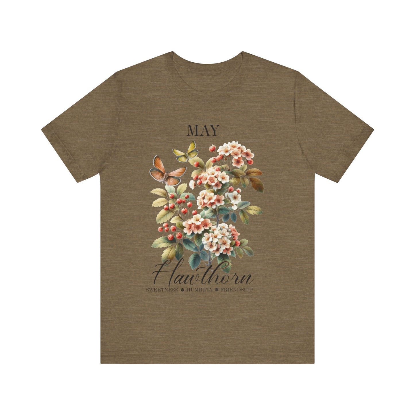 may hawthorn flowers t-shirt