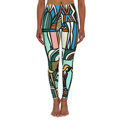 Art Decor Women's Casual Spandex Leggings (AOP)