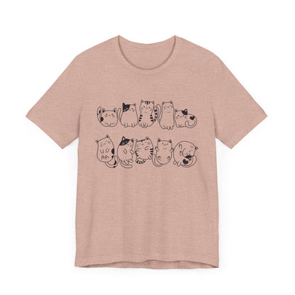 Cat Pattern T-Shirt