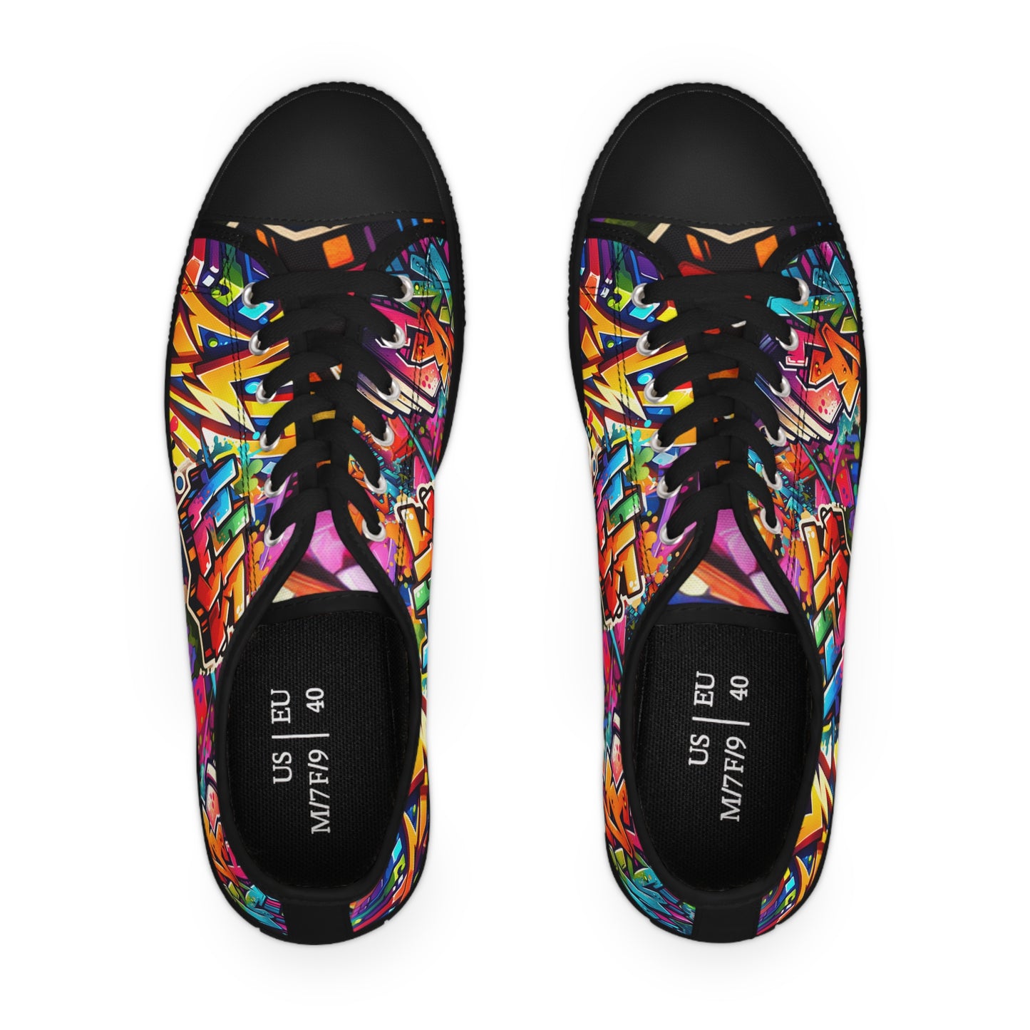 graffiti groove women sneakers