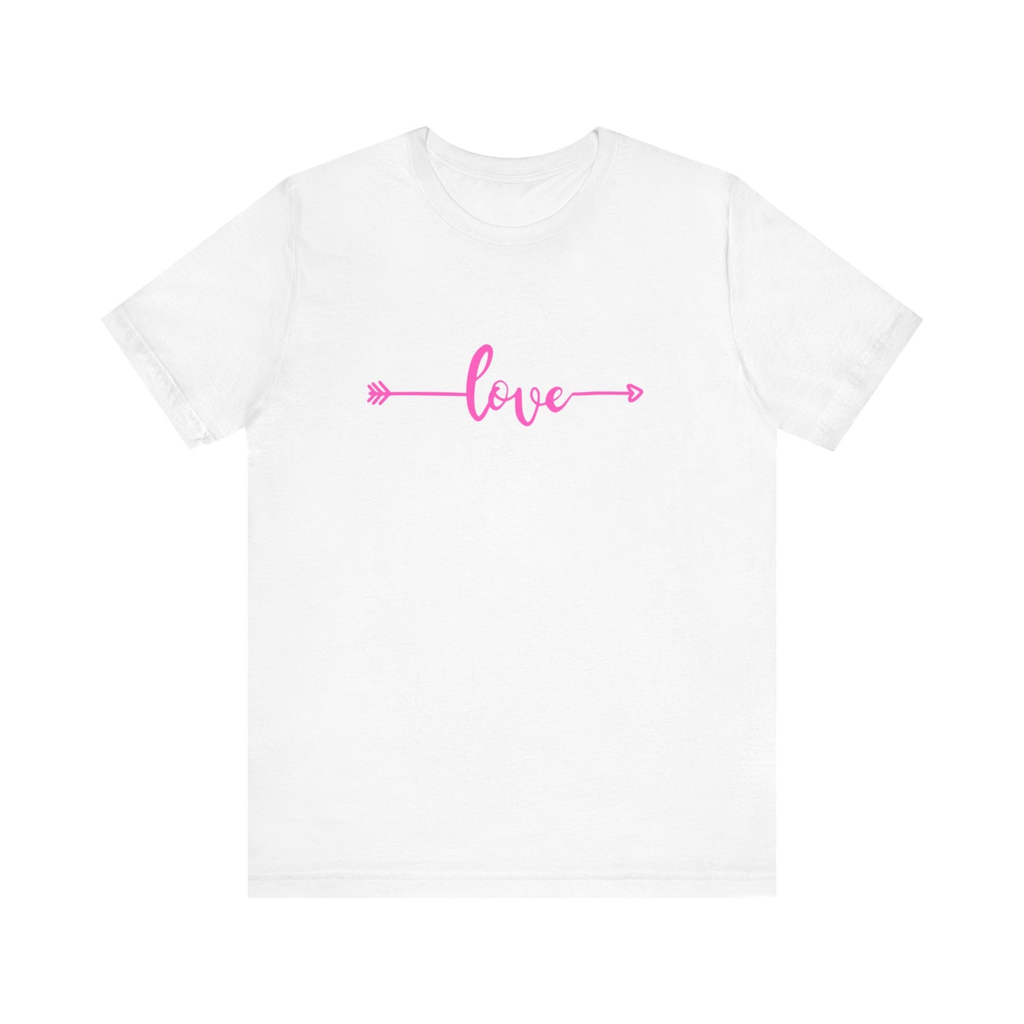 pink heart unisex t-shirt