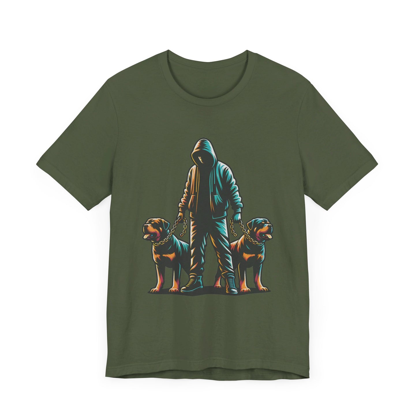 unleash the dogs short sleeve unisex tee