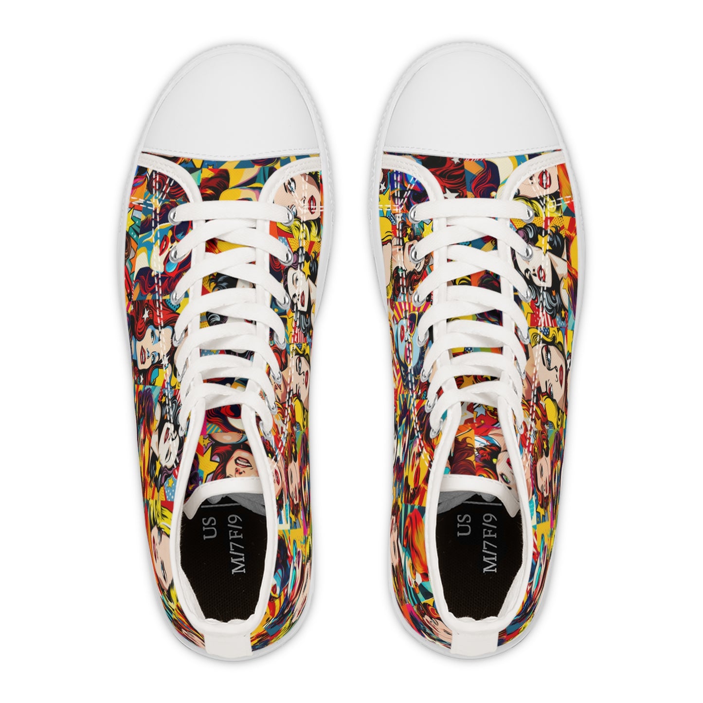 colorful women high top sneakers