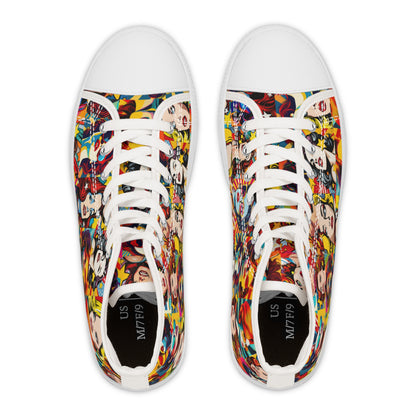 Colorful Women High Top Sneakers