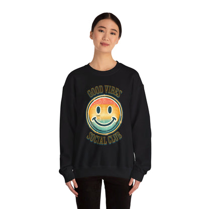 Good Vibes Social Club Unisex Heavy Blend™ Crewneck Sweatshirt