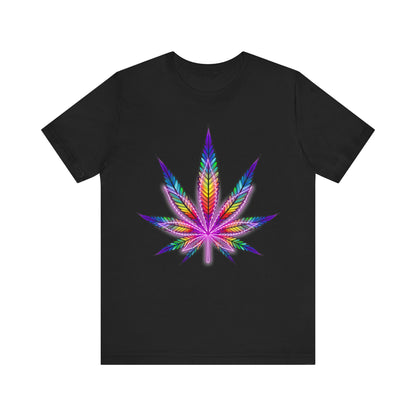 Rainbow Cannabis Leaf T-Shirt