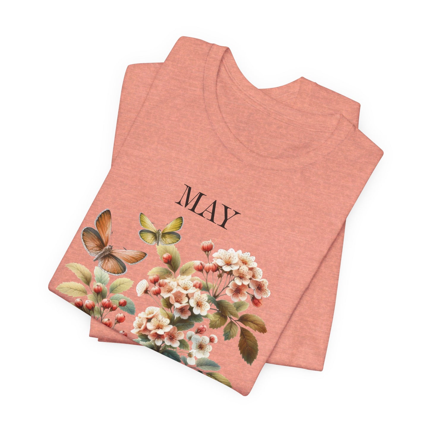 may hawthorn flowers t-shirt