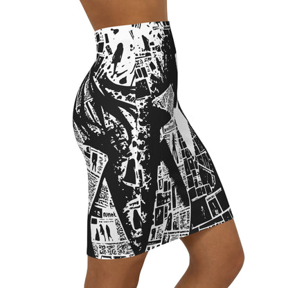 Women Newspaper Design Skirts