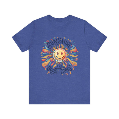 Sunshine and Good Times Jersey Short Sleeve Tee