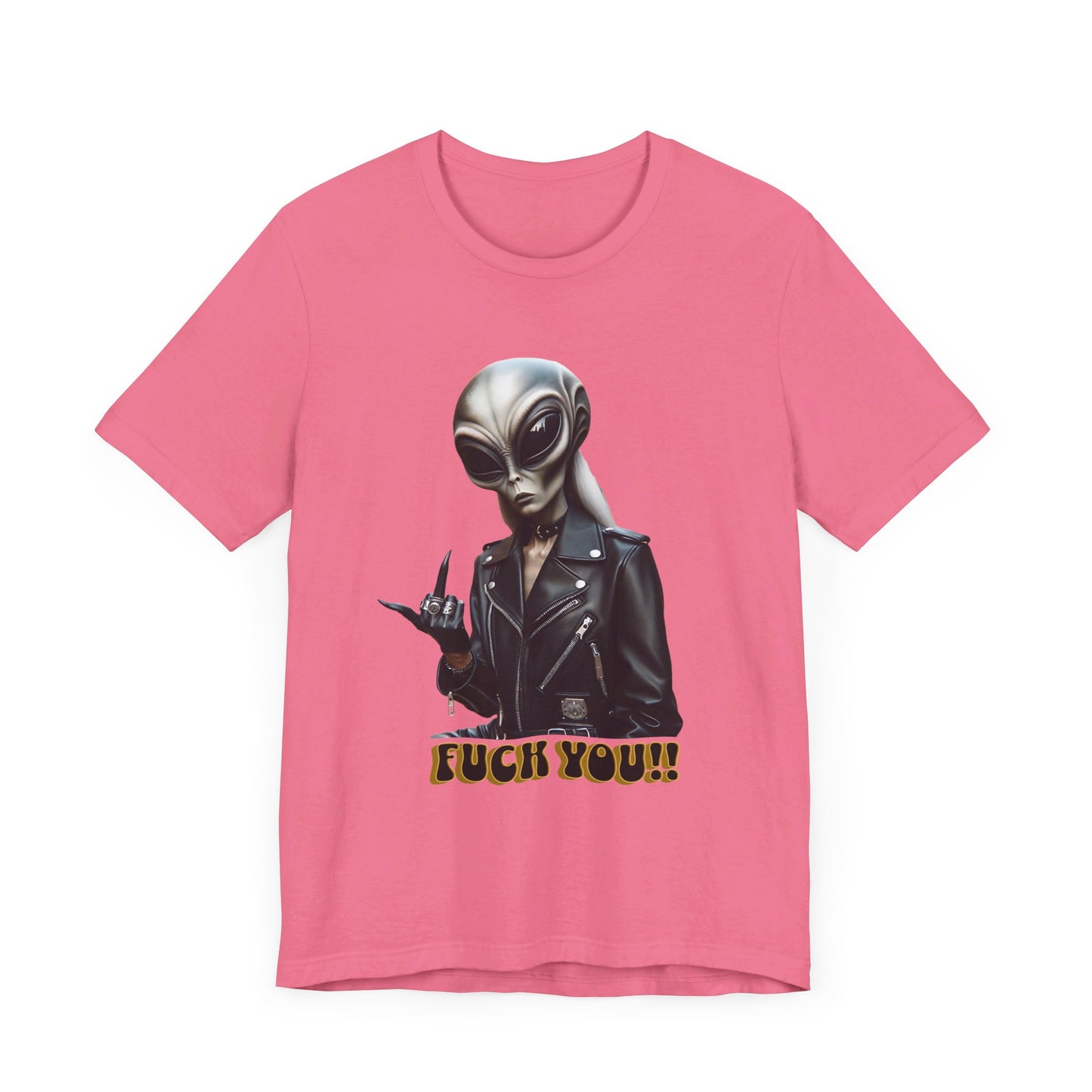 alien fuck you jersey short sleeve unisex tee