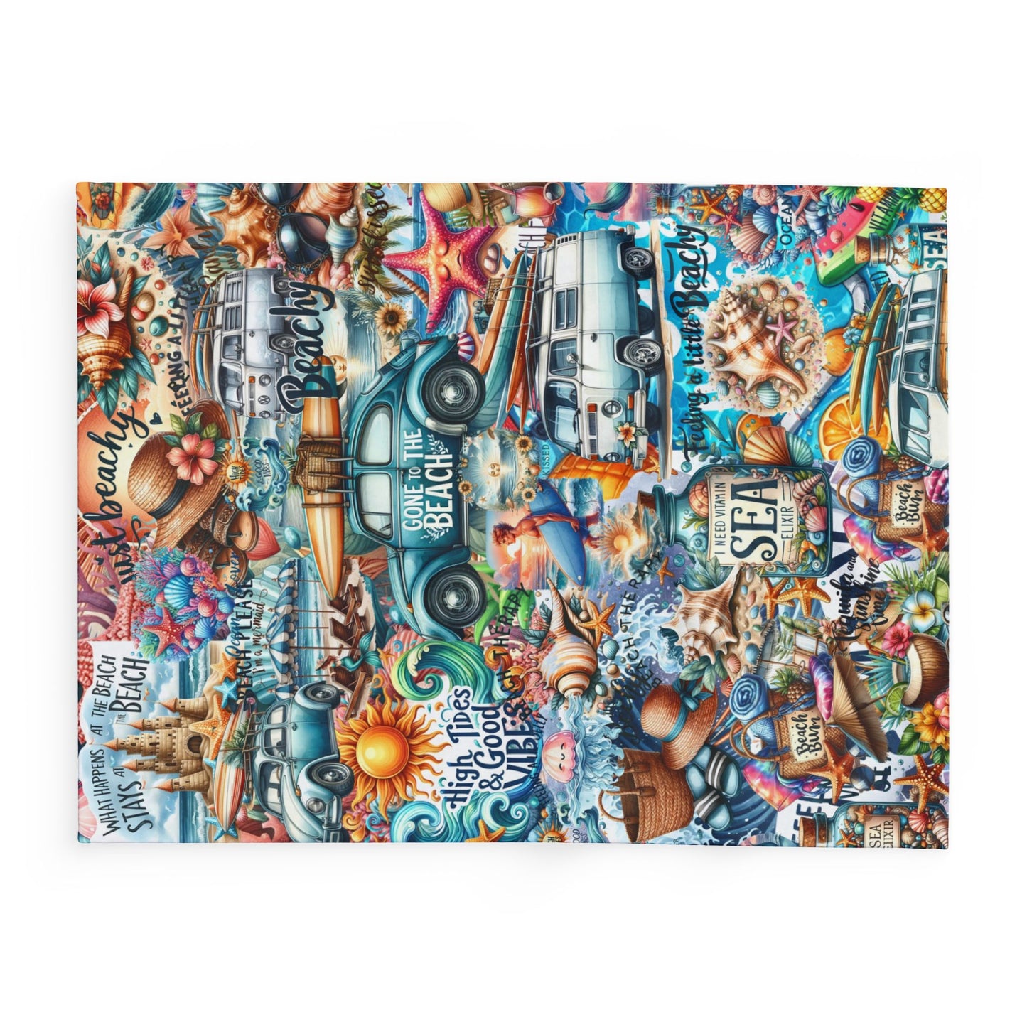 colorful graffiti art blanket