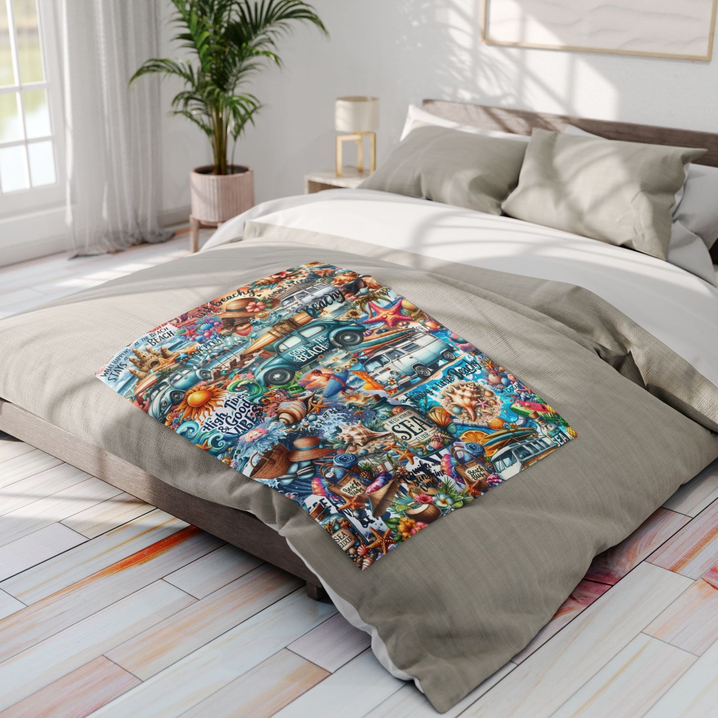 colorful graffiti art blanket