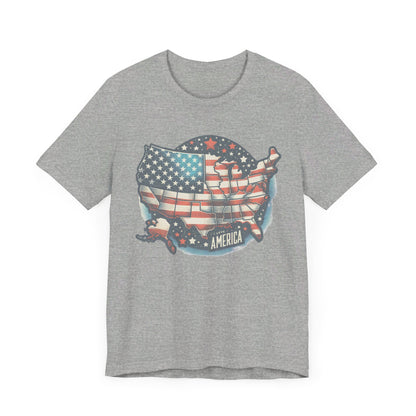 America Unisex Jersey Short Sleeve Tee