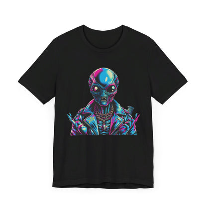 Colorful Alien Jersey Short Sleeve Unisex Tee