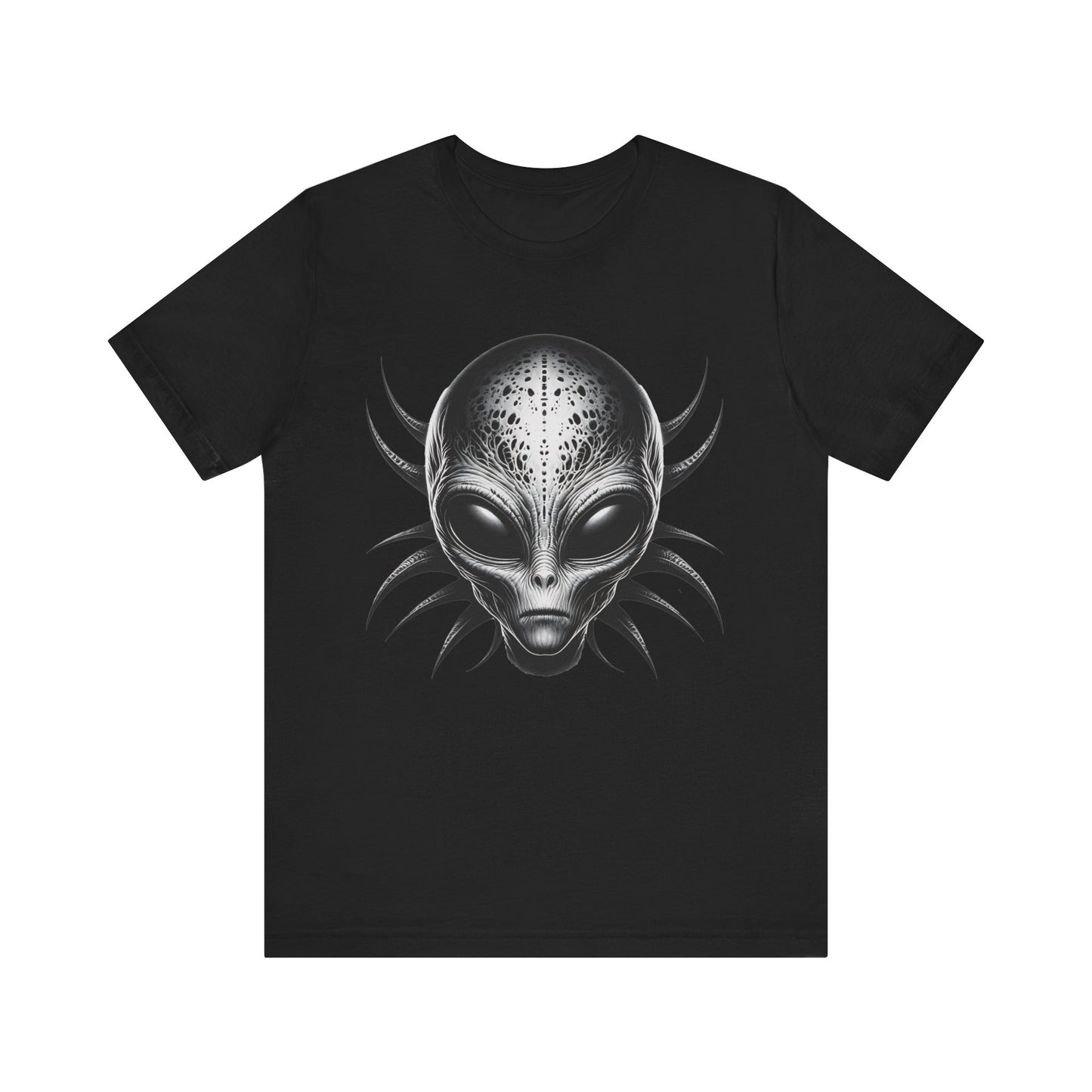 alien head jersey short sleeve unisex tee