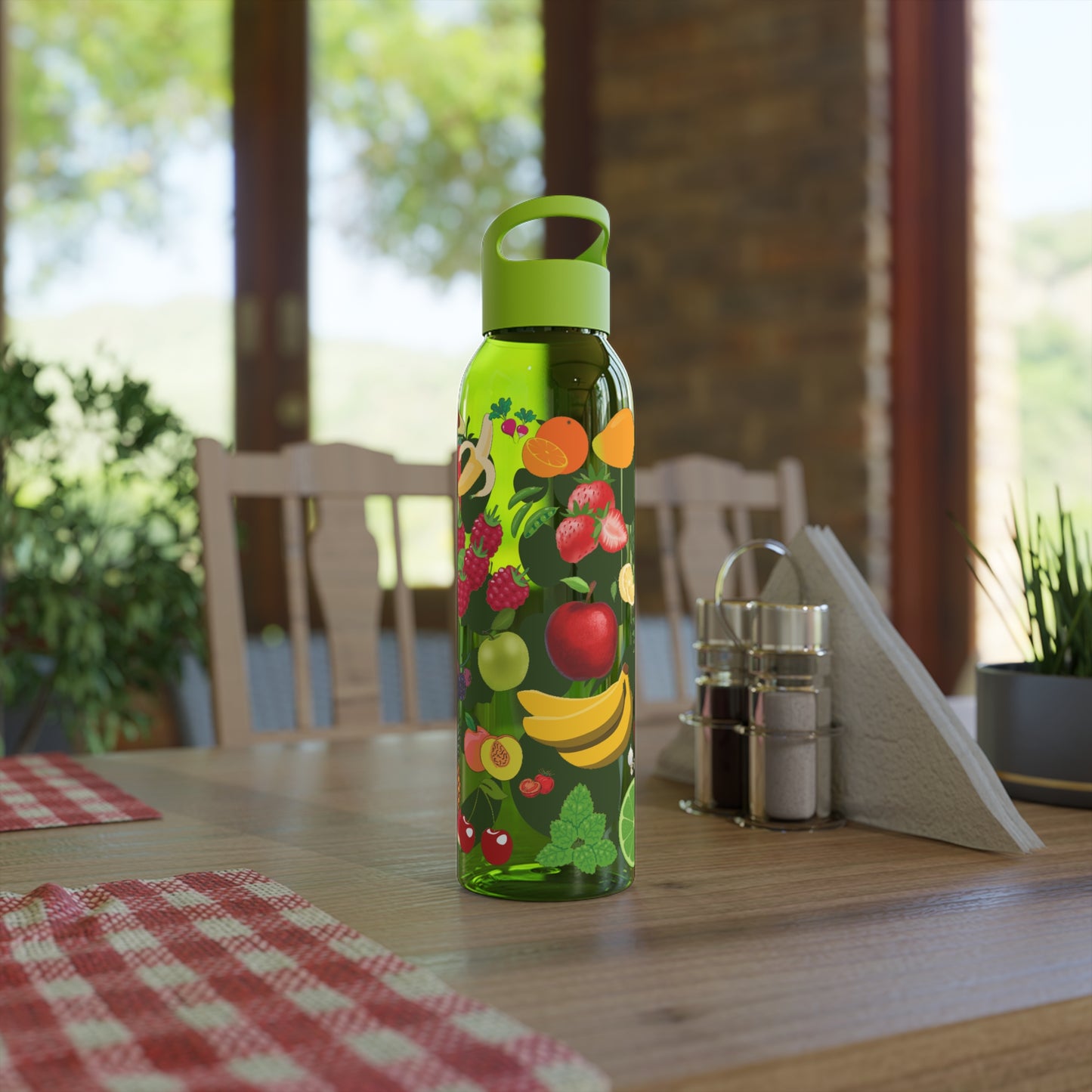 fruits water bottle