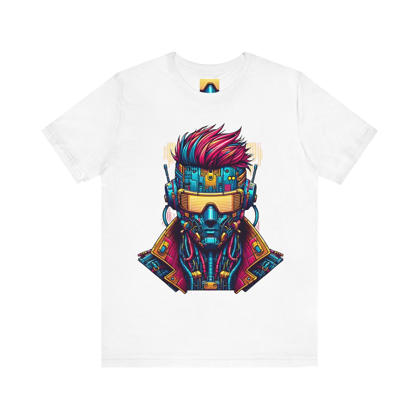 robotic printed t-shirt