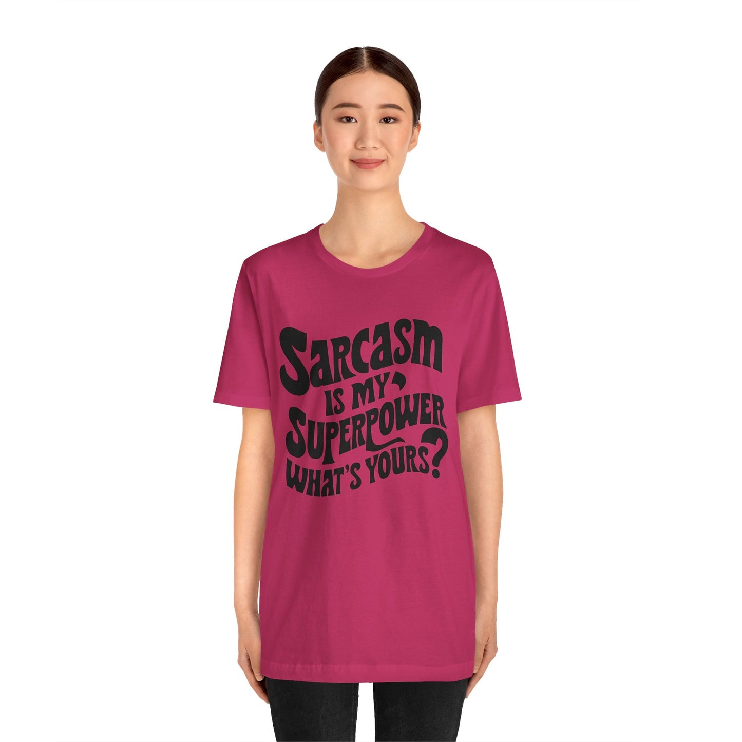 unisex sarcasm regular t-shirt